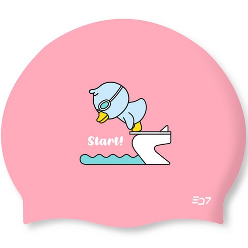 SD7 스타팅 스닥 실리콘 수모, 핑크, 1개