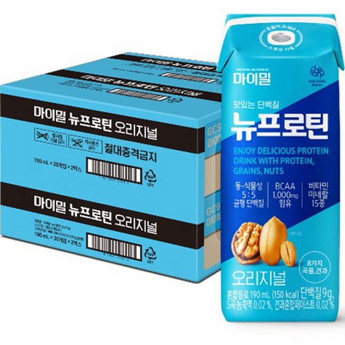   대상웰라이프 뉴프로틴 오리지널, 190ml, 60개