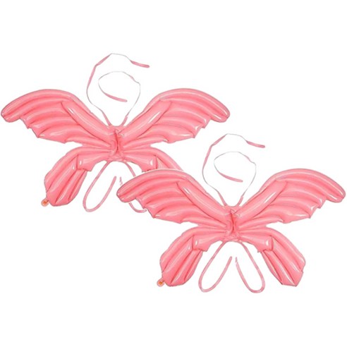 초대형 천사 날개 풍선 대, 핑크, 2개