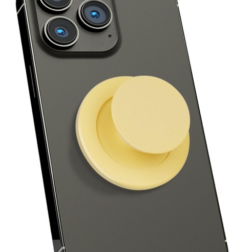 맥세이프그립톡 맥스웨이브 맥세이프 심플 자석 휴대폰 스마트톡, 버터, 1개