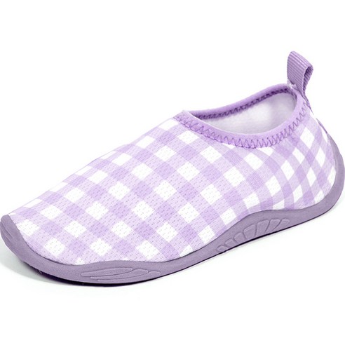 BAY-B 아동용 깅엄 체크 아쿠아슈즈