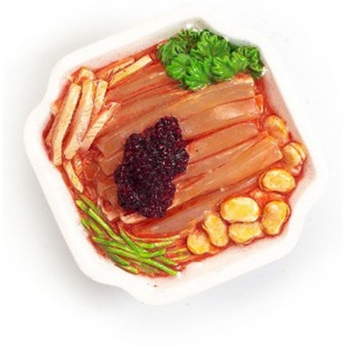 만물마켓 사천요리 모양 자석, 곤약