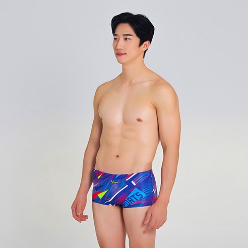 랠리 남성용 탄탄이 숏사각 실내 수영복 NSMR480