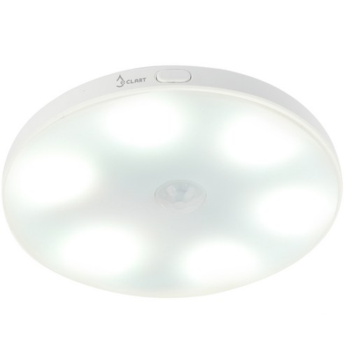 이클아트 LED 스마트 센서무드등 원형 MLS-O, 화이트, 1개