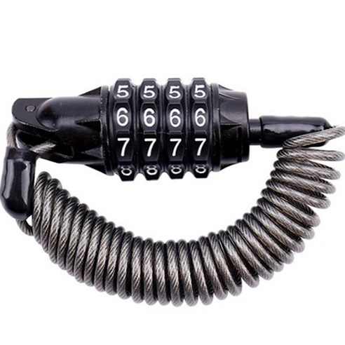키밍 케이블 킥보드 잠금장치 KM3370-231, 블랙, 1개