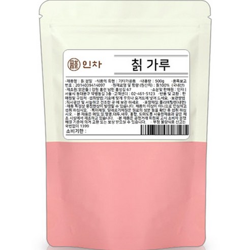 인차 칡 가루 분말, 500g, 2개