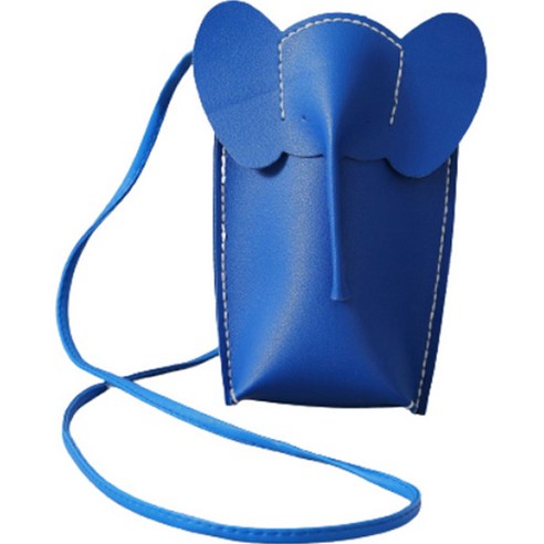 올라운더 코끼리 가방 가죽공예 DIY 패키지, 1개, 블루