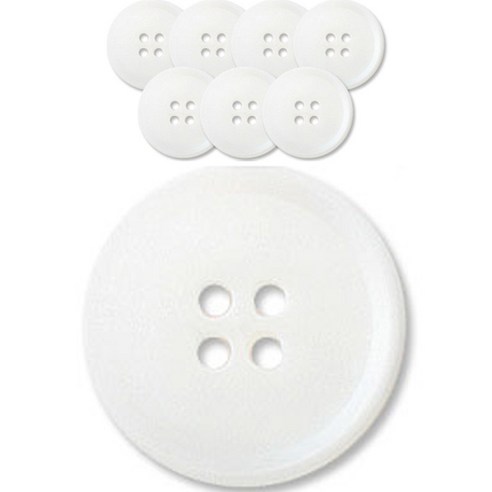동대문단추왕 고급 무광 코트 가디건 단추 18mm, 마니WT, 8개