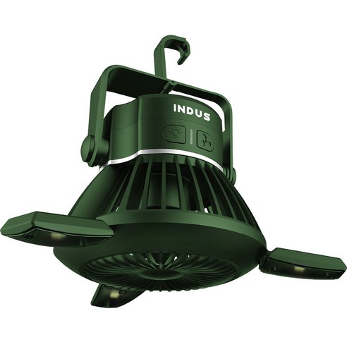 [OKㅣ강추] 자연의 부름 속의 편안함: 휴대용 인더스 캠핑 랜턴겸용 선풍기 [OKNOWㅣ추천상품]