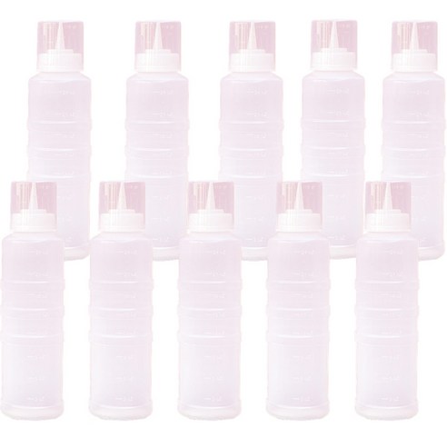 일상속반짝 잘라쓰는 소스통 1구 뚜껑 포함, 10개, 300ml