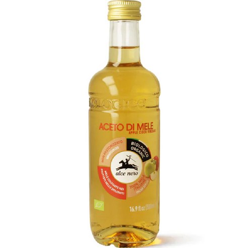 알치네로 유기농 애플사이다 비니거 사과초모식초, 1개, 500ml 그래니스미스스키니애사비 Best Top5