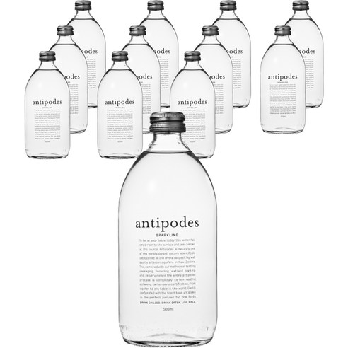 ANTIPODES 스파클링 워터, 500ml, 12개