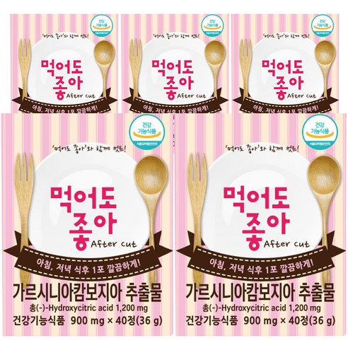 먹어도좋아 가르시니아 36g, 5개, 40정