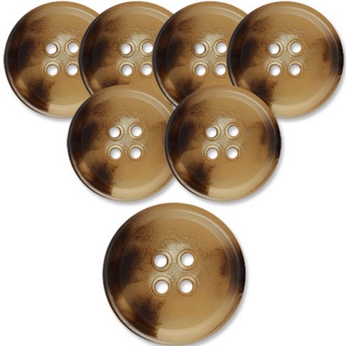 동대문단추왕 무광 코트 가디건 단추 보이스 21mm, 7개, BG