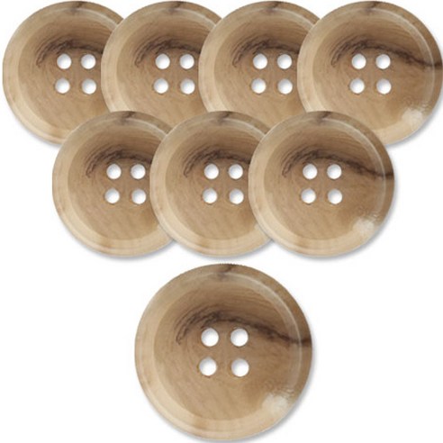 동대문단추왕 고급 무광 코트 가디건 단추 베이지 25mm, 디젤 LBG, 8개