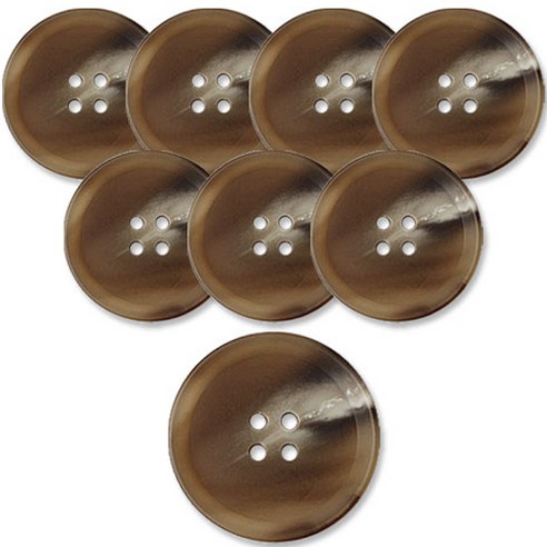 동대문단추왕 고급 무광 코트 가디건 단추 베이지 25mm, 플레코 DBG, 8개