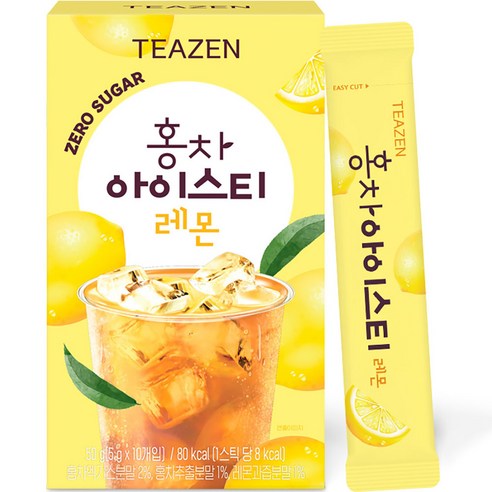 티젠 홍차 아이스티 레몬 10p, 5g, 10개입, 3개
