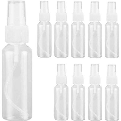 향수 미스트 스프레이 공병 용기 30ml, 흰색(캡), 10개