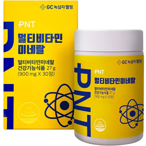 GC녹십자웰빙 PNT 멀티비타민 미네랄 900mg 30정, 1개