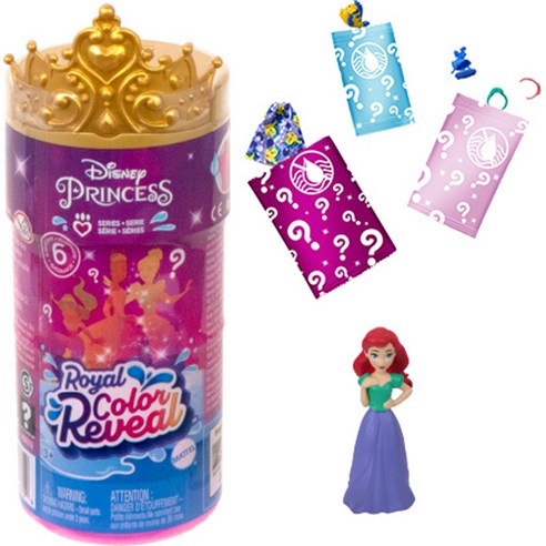 디즈니랜덤피규어 추천 디즈니 마텔 물에 넣으면 디즈니공주가 짠 칼라리빌 블라인드팩 제품정보 TOP10