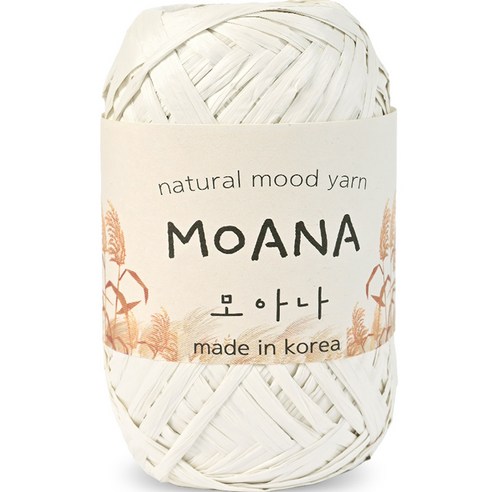 니뜨 모아나 뜨개실 40g, 101 밀크, 1개