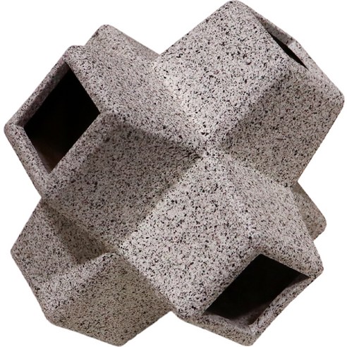 미미네아쿠아 열대어들의 은신처 테트라포드 스톤, L(13 x 13 x 13 cm), 1개