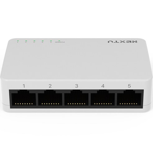넥스트유 100Mbps 5포트 스위치 허브 MINI, NEXT-9305SH, 1개