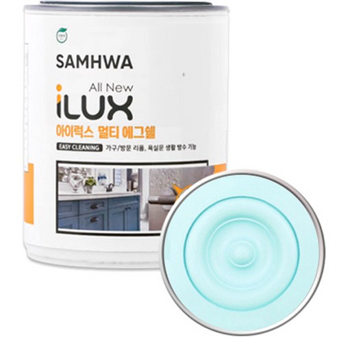 삼화페인트 아이럭스 멀티 에그쉘 200컬러 가구 방문 페인트, 105 프레시워터, 1000ml, 1개
