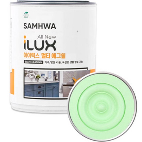 삼화페인트 아이럭스 멀티 에그쉘 200컬러 가구 방문 페인트, 147 민트쉐이크, 1000ml, 1개