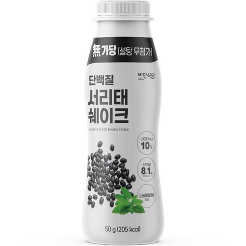 두유 비단식당 한끼식사 단백질 서리태쉐이크, 50g, 1개 Best Top3