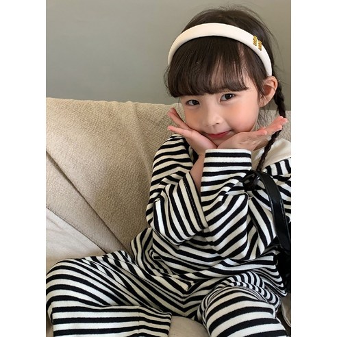 童裝時尚女孩服裝上下裝褲子套裝女孩女孩女孩衣服春秋季節