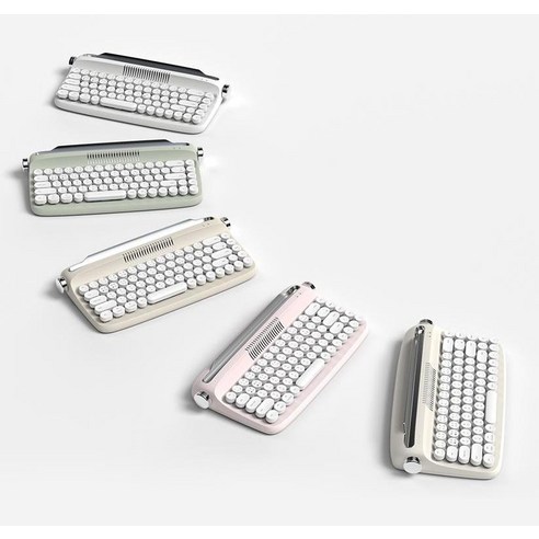 빈티지 매력이 돋보이는 최신 유무선 키보드