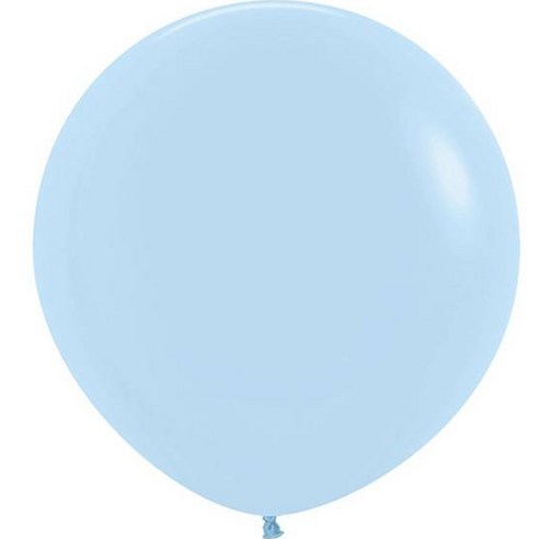 셈퍼텍스 대형풍선 60cm 3p, 파스텔메이트 블루, 3개