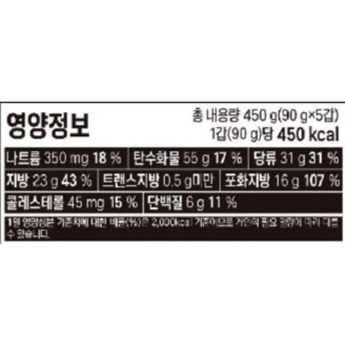 달콤한 맛의 롯데 칙촉 초콜릿쿠키