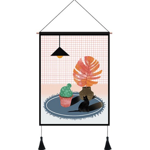 알로데 아트 애니멀 그림 벽 장식 행잉 포스터, NO. 09