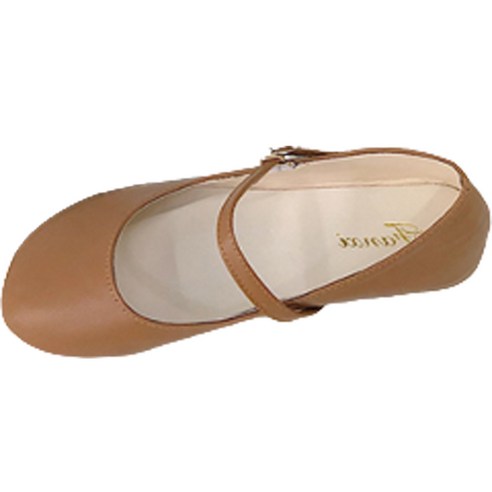 실버스 여성용 수제 가죽 프랑 메리제인 슈즈