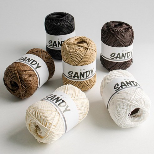 부드러운 손길로 피어나는 따스함, YARNA 샌디 뜨개실 아이보리