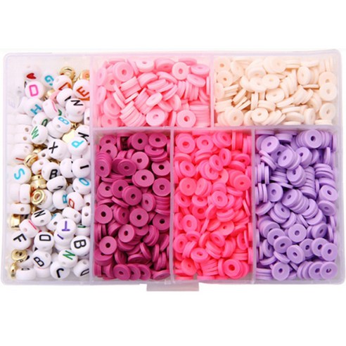 알로데 소프트 팔찌 반지 만들기 DIY 비즈 6mm ONE SIZE, NO 07, 1개