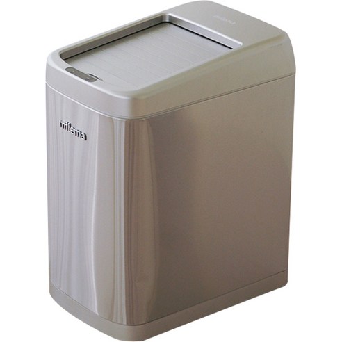 밀레마 슬라이딩 자동센서 스마트 휴지통 30L STC-30-3, 실버, 1개