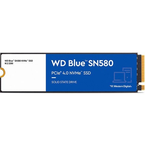 ssd2tb WD Blue SN580 M.2 2280 NVMe SSD, WDS200T3B0E, 2TB