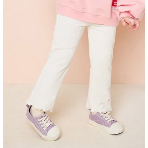 童裝時尚女童服飾下裝褲女童女童衣服春秋換季腰封燈芯絨心形刺繡保暖氨綸滌綸加厚不透明不透明-拉絨 休閒 無襯裡