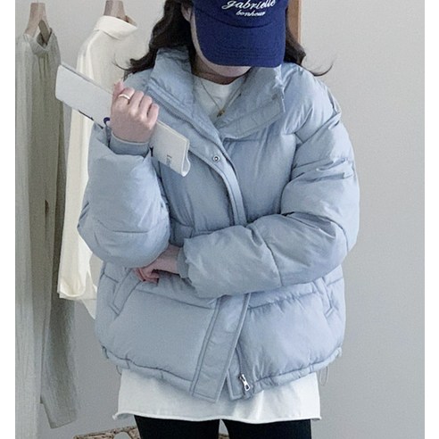 여성을 위한 스타일리시하고 따뜻한 메이드제이 앤데일리 베이직 웰론 패딩