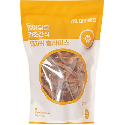 마이베프 많이담은 강아지 건조간식, 닭모래집, 300g, 1개 닭목뼈트릿