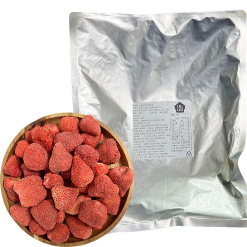 동결건조 달콤하고 바삭한 말린 딸기, 150g, 1개