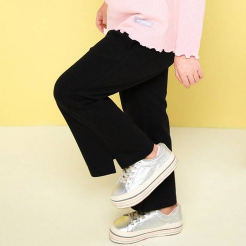 童裝時尚女童服裝下裝褲子女童女孩女孩衣服春秋換季童褲兒童棉褲可愛褲子女童褲子女童黑褲