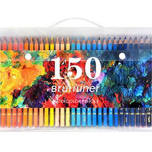 Brutfuner 컬러링 드로잉 수채 색연필, 150색
