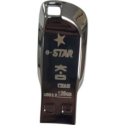 eSTARSSD 3 USB 메모리 실버 CHAM, 128GB