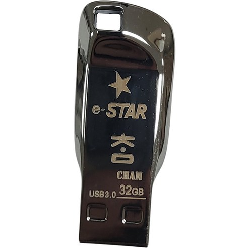 eSTARSSD 3 USB 메모리 실버 CHAM, 32GB