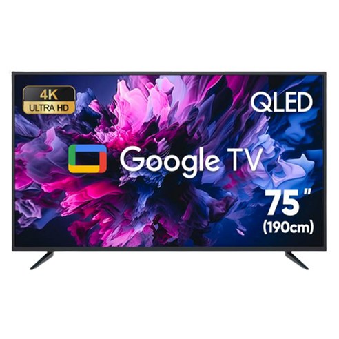 익스프레스럭 4K QLED 구글 안드로이드 스마트TV, 190cm(75인치), QNGE751UHD, 벽걸이형, 방문설치