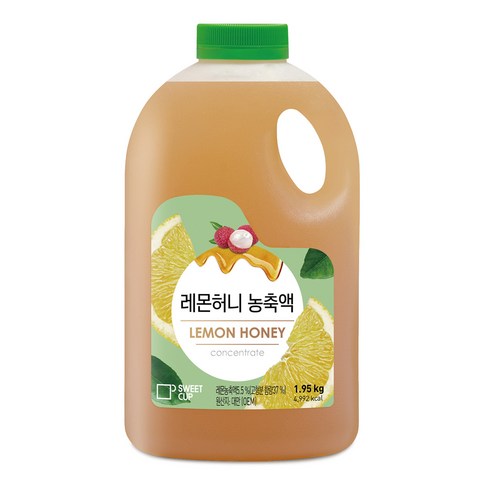 스위트컵 레몬허니 농축액, 1.95kg, 1개